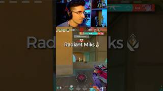 Las últimas 2 kills... 🤯 Nuevo Agente Miks valorant streamer gameplay highlights edit clips shorts