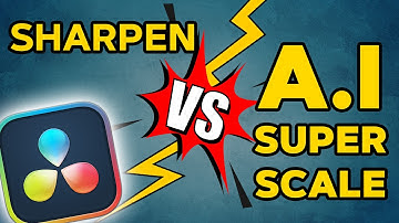 A.I SuperScale vs. Sharpen: Upscaling KING | DaVinci Resolve 20