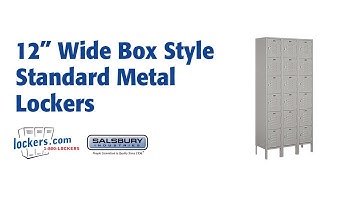 Lockers.com | 12" Wide Box Style Standard Metal Lockers