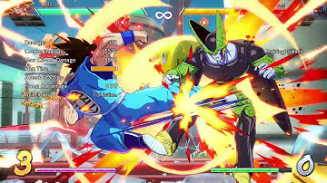 Dragon Ball FighterZ- Optimal Base Goku Sparking Corner Loop!!