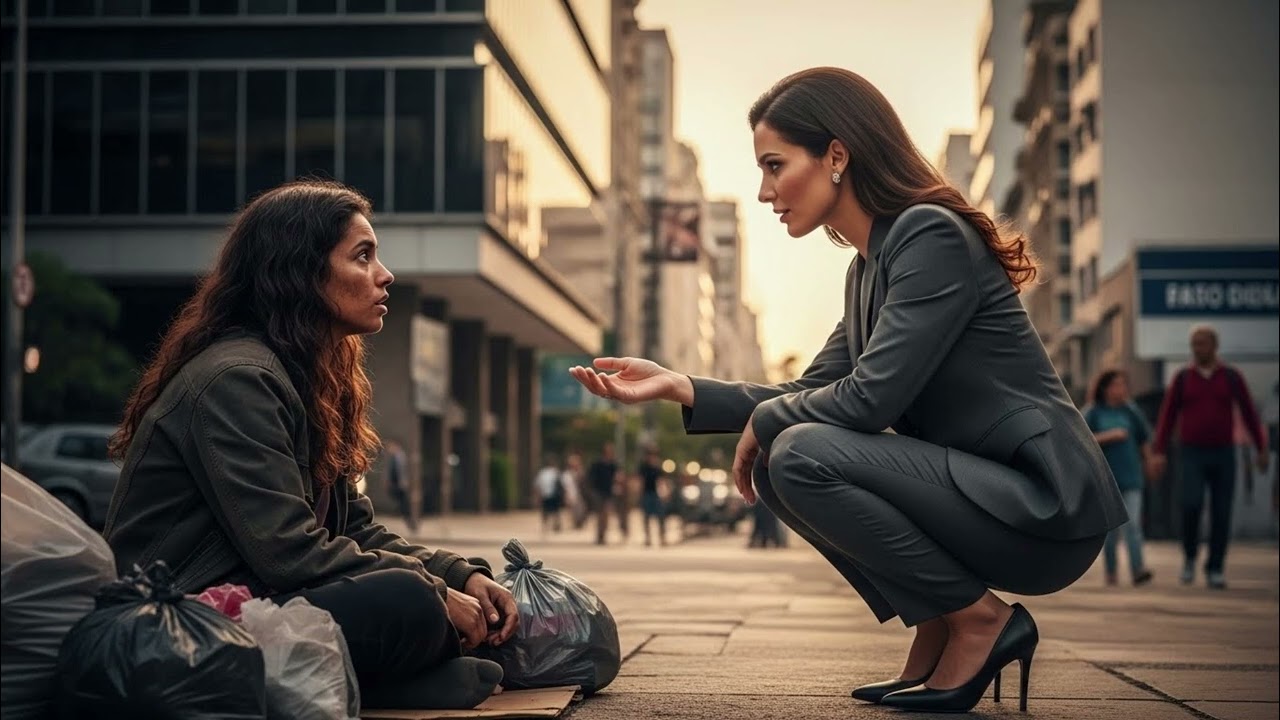 “Você não é lixo… vista um vestido de noiva e venha comigo”, disse a bilionária à mulher sem-teto...
