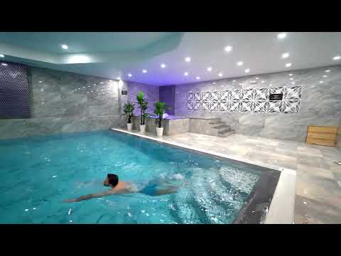 Havuz Spa Fitness Sauna Buhar Odası Türk Hamamı  Pool Spa Fitness Sauna Steam Room Turkish Bath