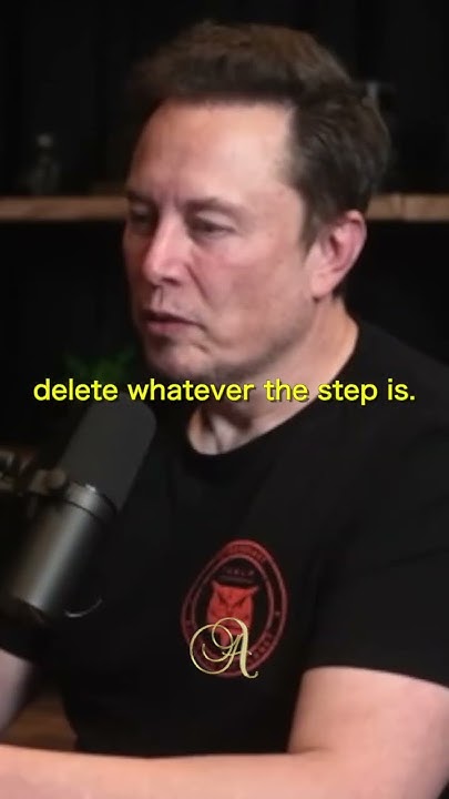 Elon Musk Shares His GENIUS 3-Step Process To Solve Engineering