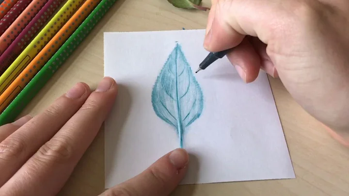 How to make a leaf rubbing