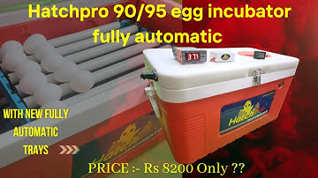 Hatchpro 90 / 95 Egg Incubator fully automatic working | Best low price egg hatching machine 2023