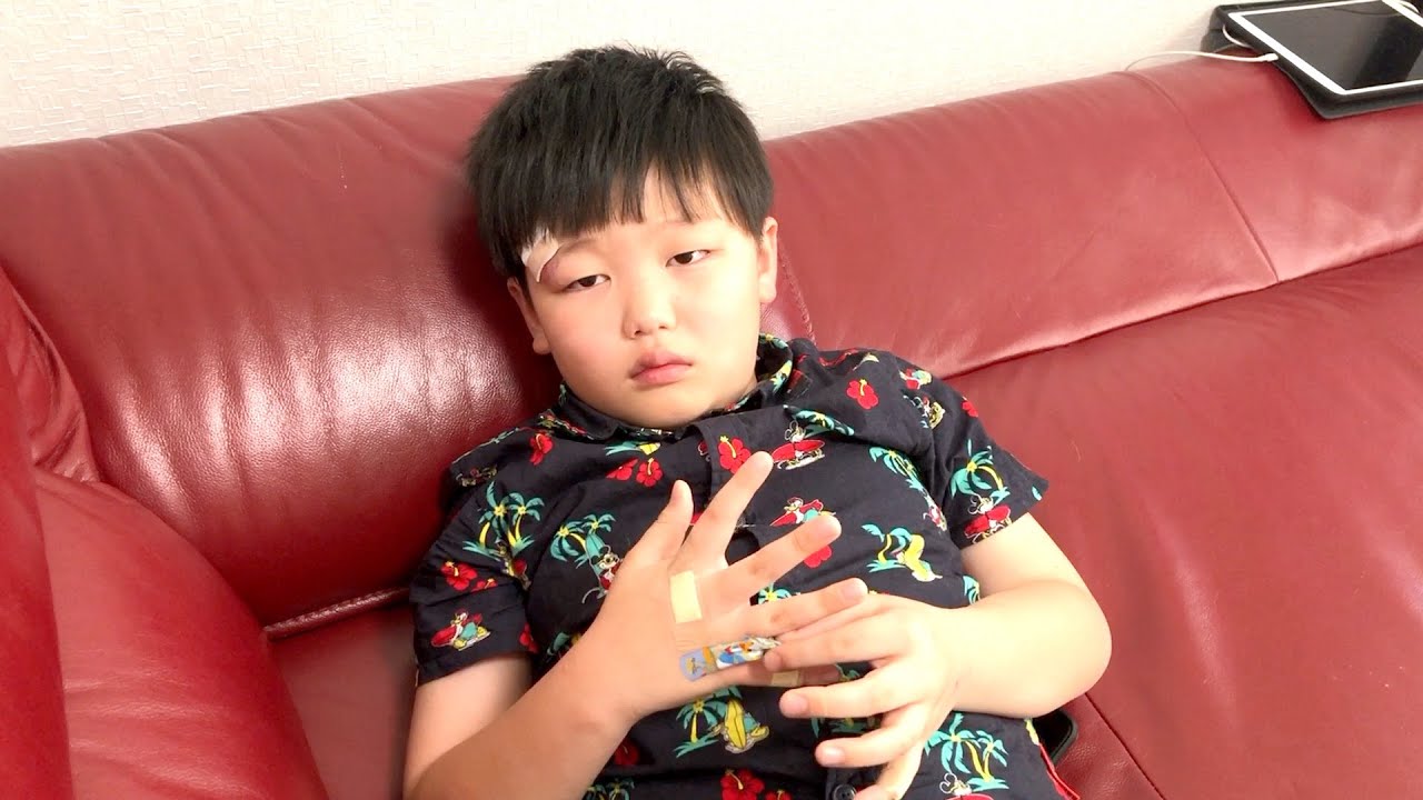 自転車が大破・・コケて怪我をしてしまったこころ君＞＜【ココロマン