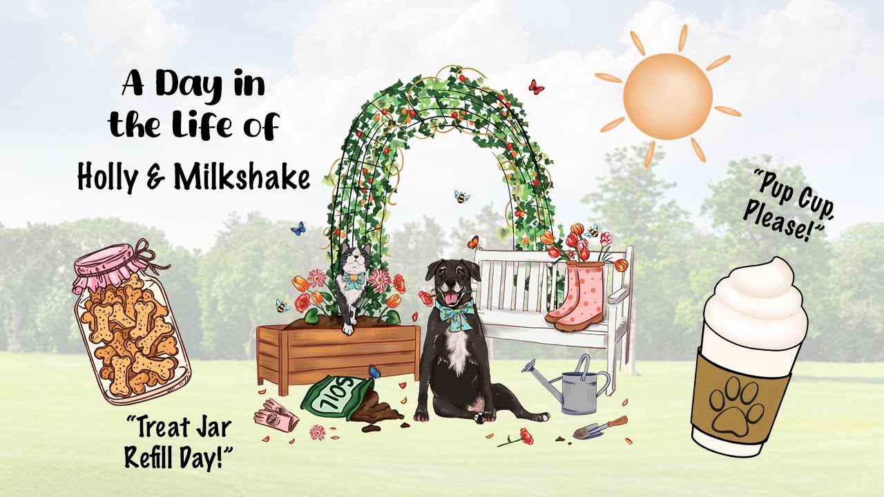 Day in The Life of Holly & Milkshake - YouTube