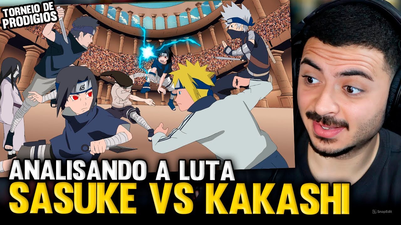 KAMUZ REAGE: EXAME CHUNNIN DE PRODIGIOS - SASUKE vs KAKASHI | React Naruto