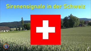 Bedeutung der Sirenensignale in der Schweiz