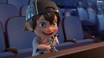 Create 2d,3d animation video, character design, cartoon music video - Best Character Animation