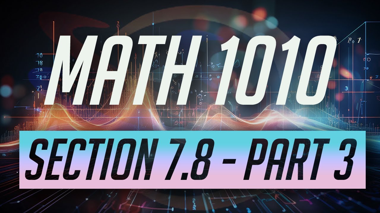 Раздел 7.8 - Применение показательных уравнений - Часть 3/5