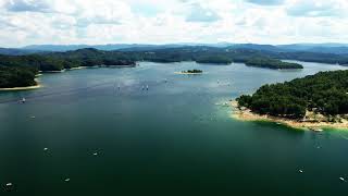 Domki Pod Lasem - Bieszczady - Przelot dronem nad Jeziorem Solińskim