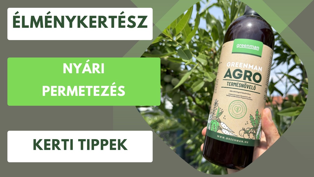 Jön a hőség és az aszály, ideje permetezni!🏡