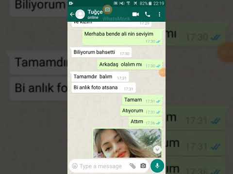 sahte üzücü whatsapp konuşması 《part 1》devamı için abone olub ve Like atmayı unutmayın