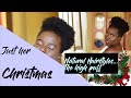 The high puff...holiday hustle free hairstyle for Natural Hair| Just her Christmas day 2