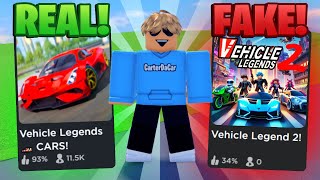 Playing FAKE Vehicle Legends Copies!