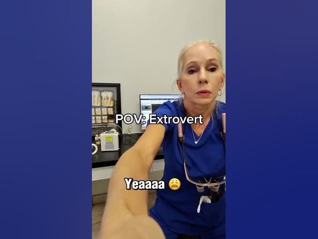 She didnt have to cook me at the end 💀 🦷 #extrovert #pov #public #dentist #freewill #women