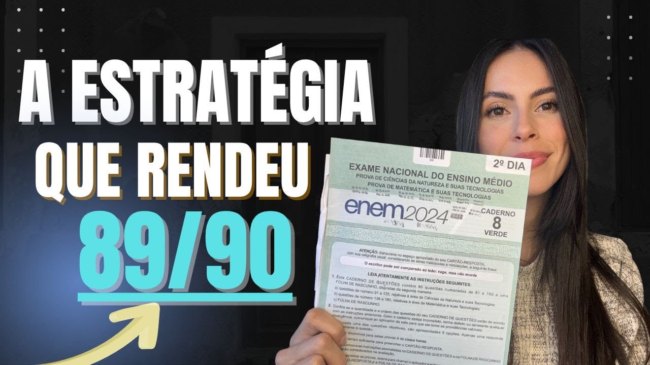 Estratégia de Prova para o 2º Dia do ENEM 2025 | Tudo o Que Você Precisa Saber