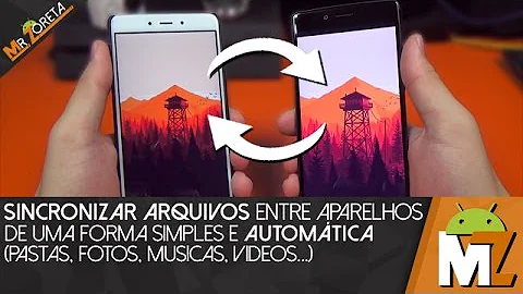 Como sincronizar os dados de um telefone para o outro?