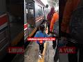 LIBURAN KE BOGOR NAIK KERETA KRL COMMUTERLINE #sorts #traveling #travel #krlcommuterline #liburan