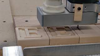 Making Alphabet Blocks using our CNC Machine