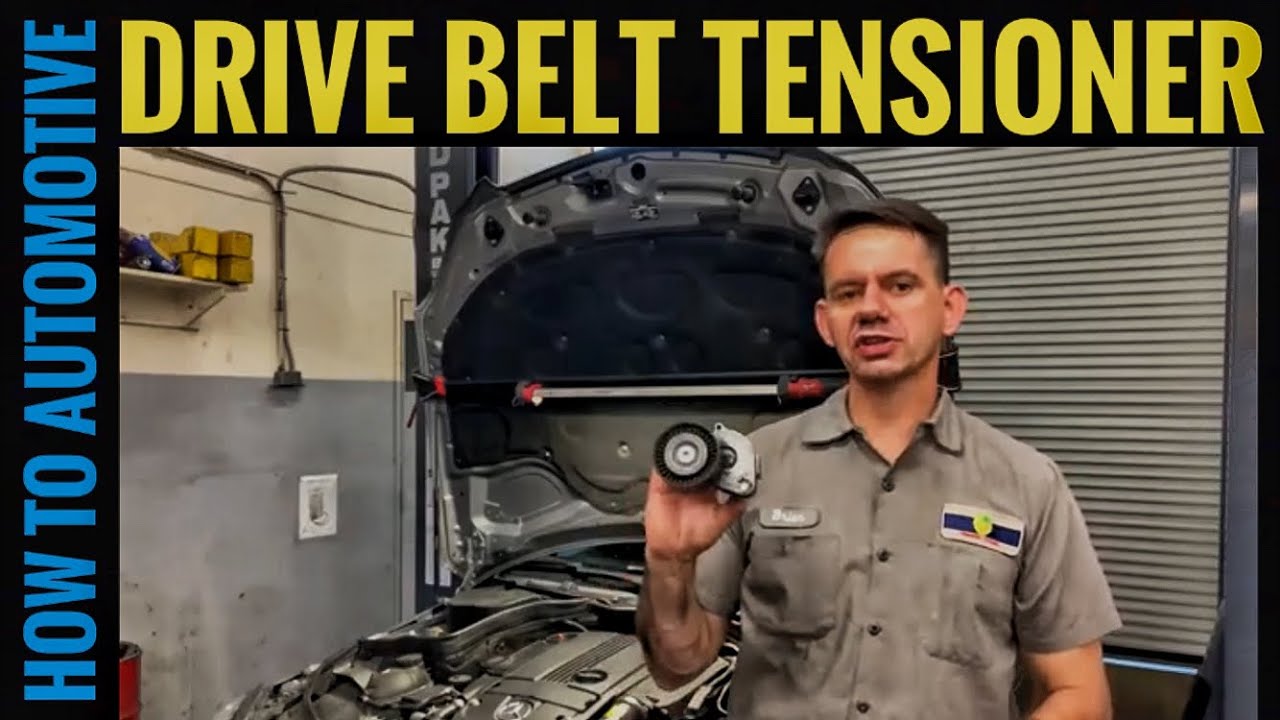 Changing The Drive Belt Tensioner On A Mercedes C250 1.8l Turbo Engine