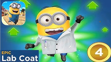 Lab Coat Minion Rush: Despicable Me Level Up Costume gameplay walkthrough ios & android
