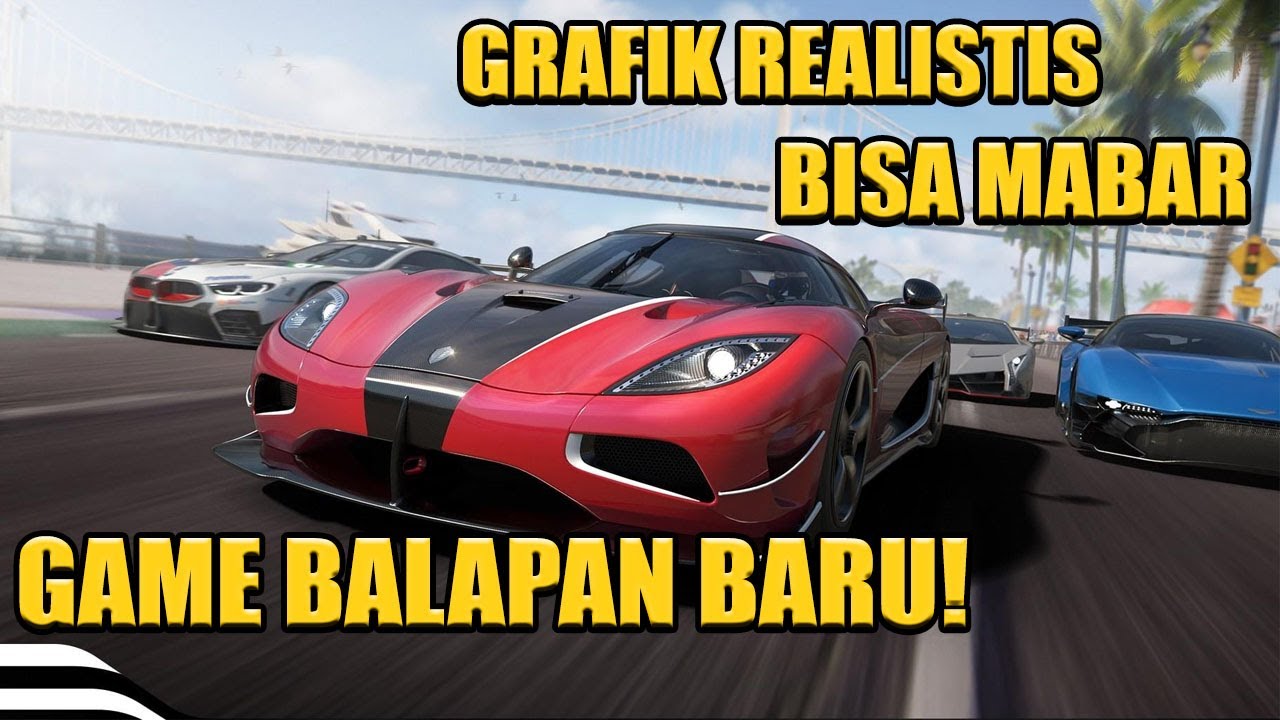 GAME BALAPAN ANDROID BARU! GRAFIK REALISTIS BISA MABAR ONLINE