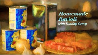 Nonnas Ravioli with Sunday Gravy Recipe
