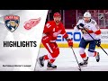 Panthers @ Red Wings 2/19/21 | NHL Highlights