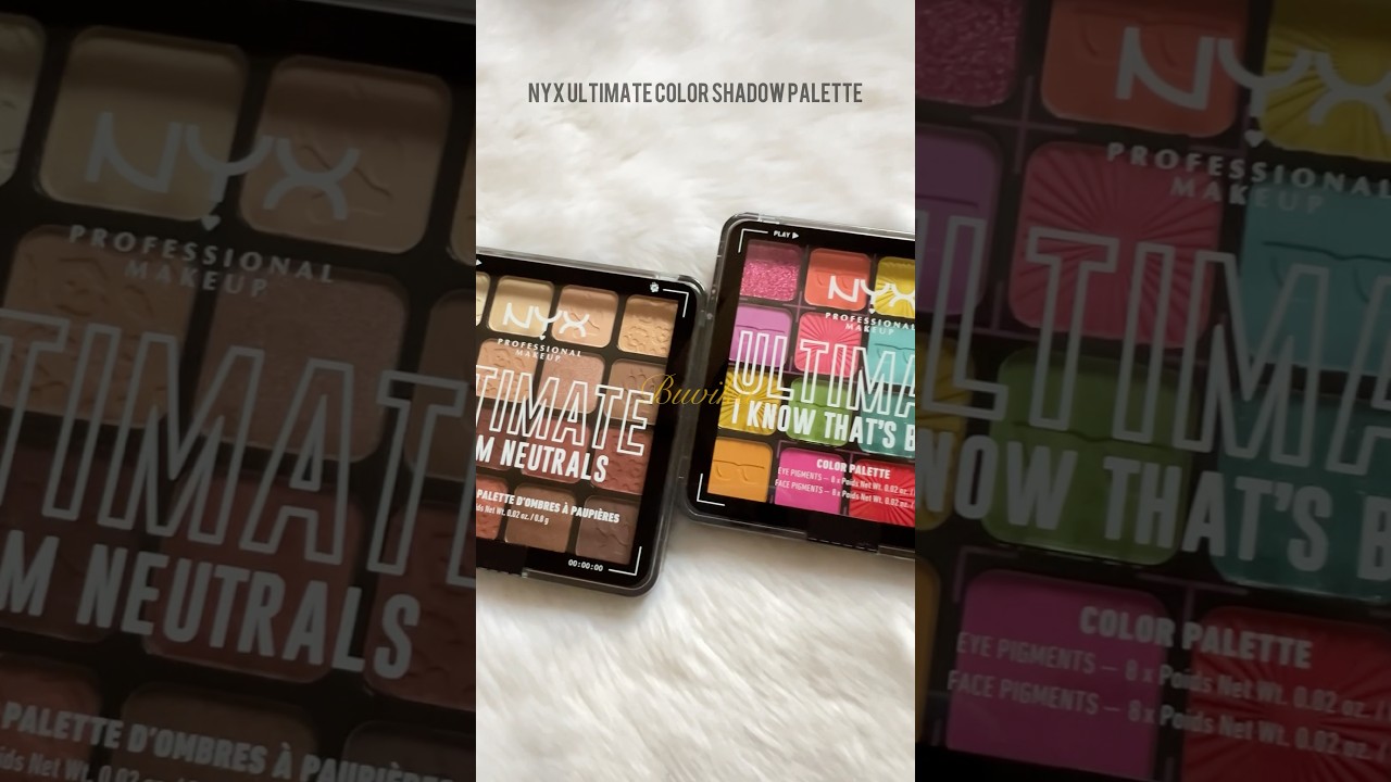 NYX Ultimate Color Shadow Palette #nyx #nyxcosmetics #ultimate #buvikabd #colourful