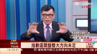 丁超(林世育)-0824 指數區間盤整大方向未定∣超級大贏家∣三立財經台CH88