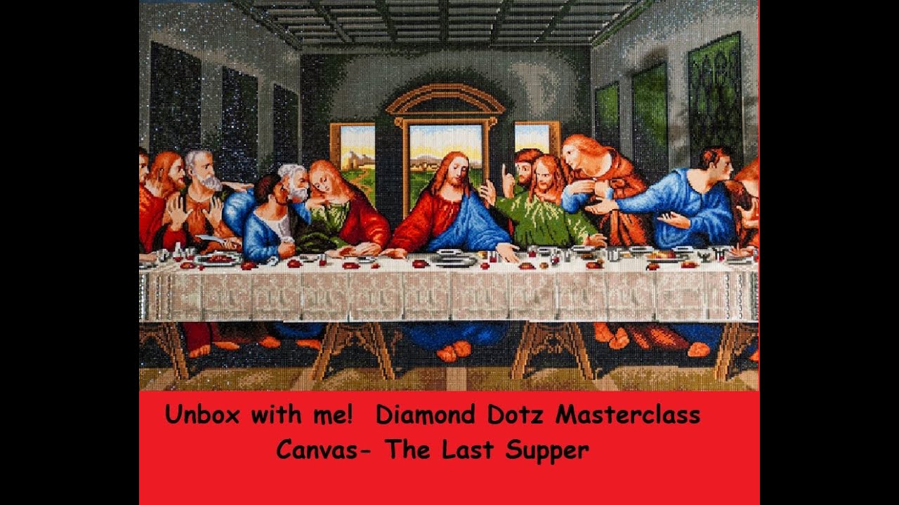 Распакуйте набор Diamond Dotz Masterclass «Тайная вечеря» вместе со мной! Включает Mini Dotz и сп...