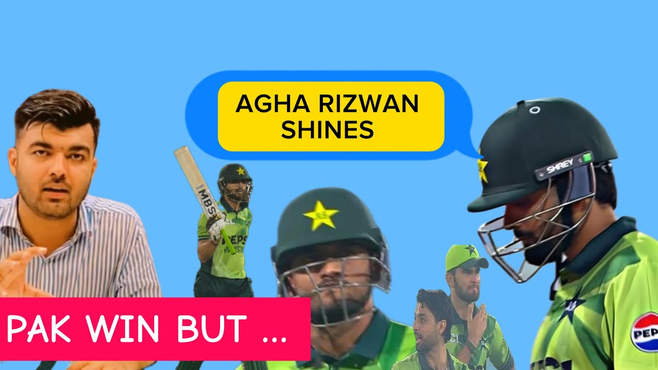 PAKISTAN NARROWLY WIN AGAINST SOUTH AFRICA IN 1st ODI | AGHA & RIZWAN ...