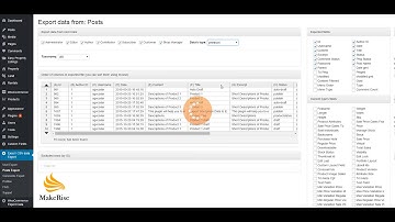 Export Wordpress Data to EXCEL or CSV file v2 1 1