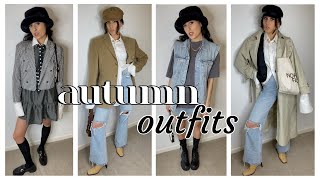 5 AUTUMN OUTFITS | styling thrifted clothes