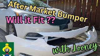 2013/ 2014  Kia Forte front Bumper replacement / Step by Step from start to finish