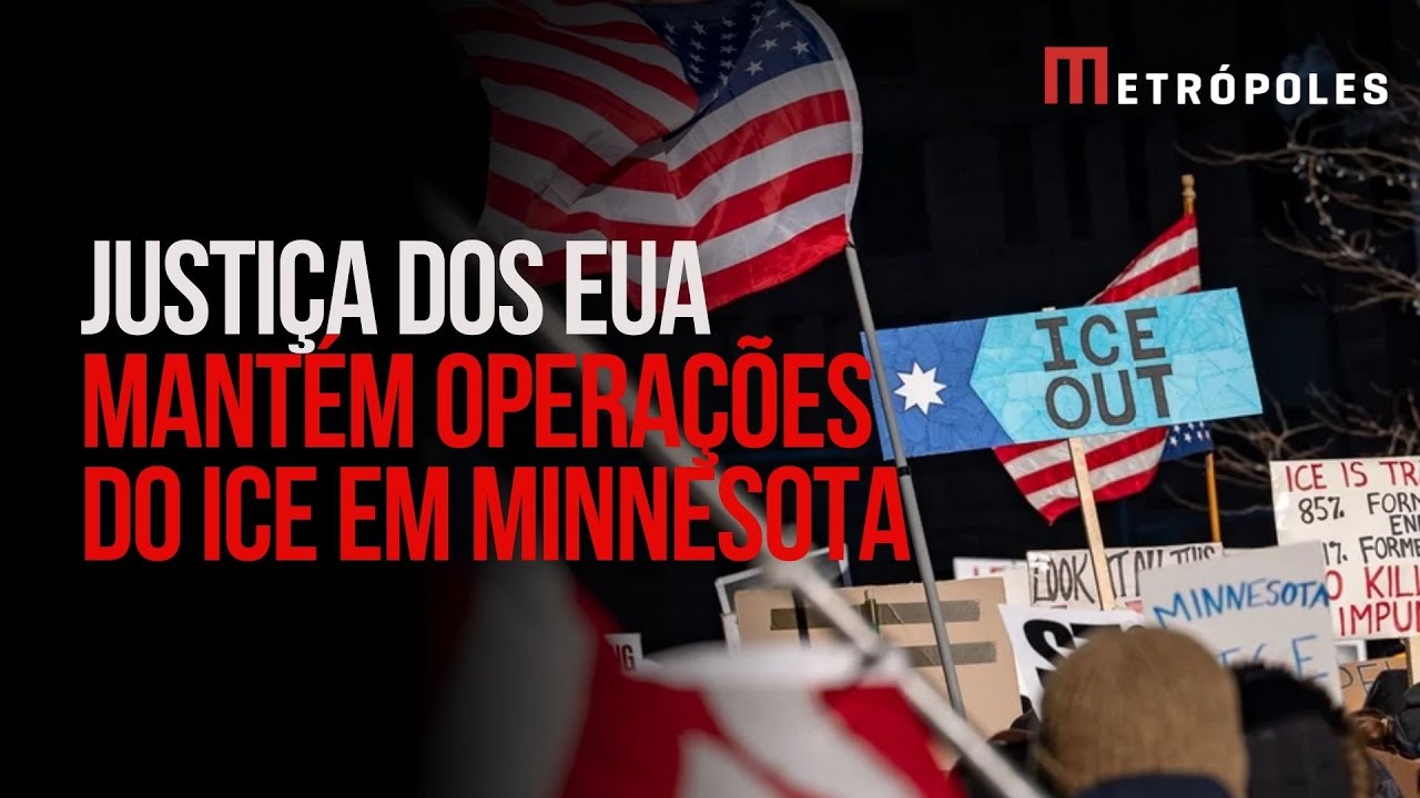 Justiça dos EUA mantém operação do ICE em Minnesota