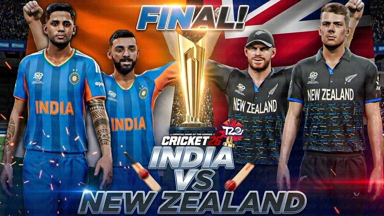 🔴IND vs NZ T20 World Cup Final | Cricket 26 Gameplay #gaming #gameplay