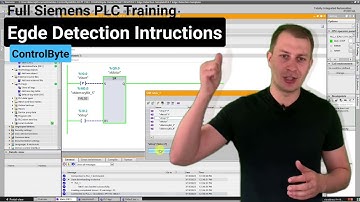 Edge Detection Instructions | Siemens PLC Training | PLC Programming Course