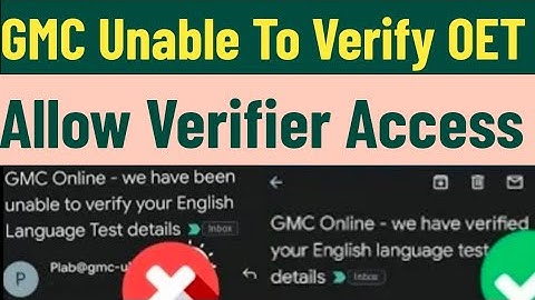 Allow GMC To Verify OET| How To Give Verifier Access TO GMC For OET| Delay In GMC Registration|