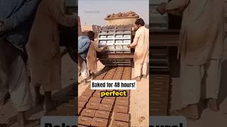 The Evolution of Brick Making in 20 Seconds 😳🧱