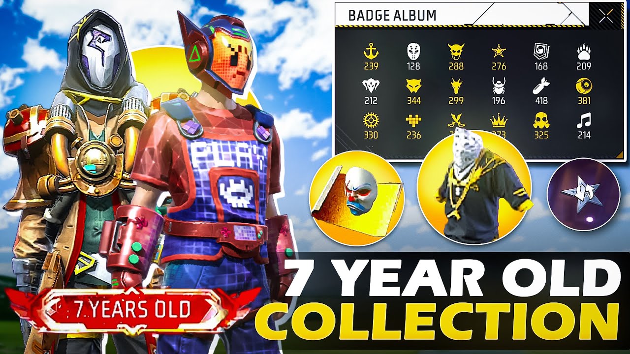 Transforming 7 Years Old Noob ID into ₹10,00,000 Free Fire ID in 7 Days 🤯 - Garena Free Fire