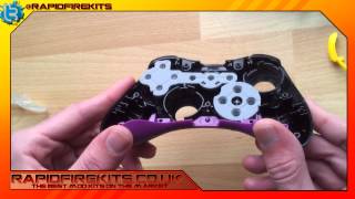 How to.... Fit Mic Plates & Shoulder Buttons into your Xbox 360 Controller  ||RapidFireKits.co.uk||