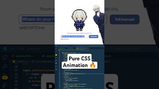 Make Inumaki Smile CAPTCHA CSS Animation