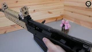 Пневматическая винтовка Кадет АС (4.5 мм, Автомат Калашникова) видео обзор 4k