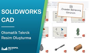 SolidWorks'te Otomatik Teknik Resim Oluşturma screenshot 2