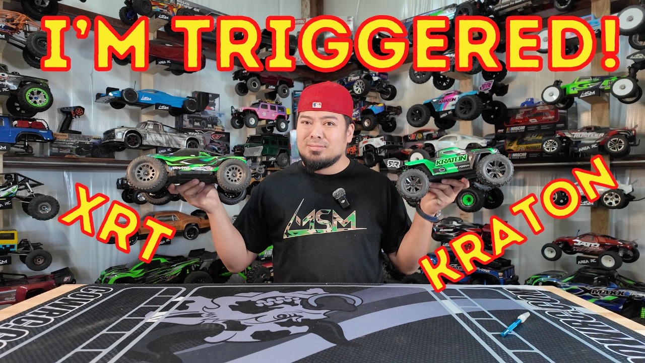 LETS TRIGGER SOME PEOPLE ABOUT RC CARS! | Traxxas Mini XRT vs  Arrma Mini Kraton