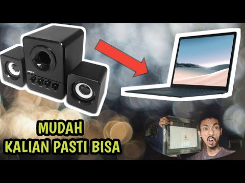 Video: Cara Menyambungkan Speaker Dari Komputer Ke Laptop