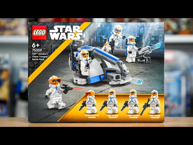 Lego Star Wars 332nd Ahsoka's Clone Trooper Battle Pack Building